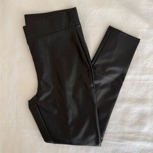 LOFT Black Faux Leather Leggings